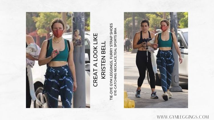tie-dye gym leggings outfit ideas
