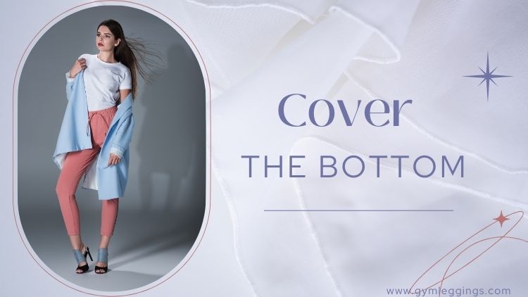 leggings with long coat look