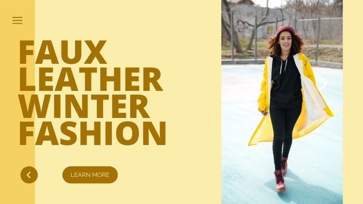 warm yourself with faux leather leggings