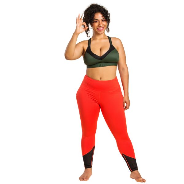 plus size orange seamless leggings manufacturer